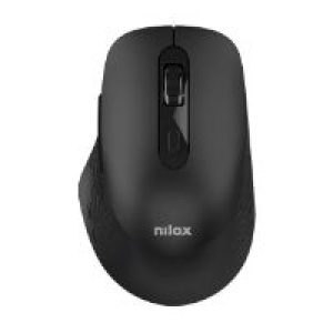 Ratón NILOX RF Wireless/BT 1600dpi Negro (NXMODWI01)