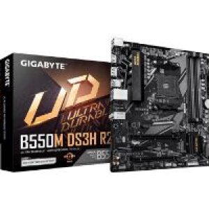 GIGABYTE B550M DS3H R2:(AM4) 4DDR4 HDMI DVI mATX