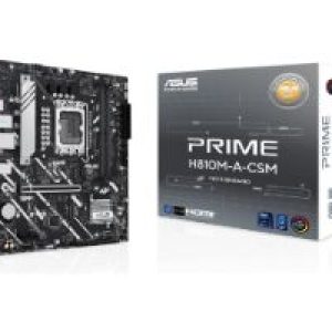 ASUS PRIME H810M-A-CSM: (1851) 2DDR5 HDMI DP RJ45 mATX