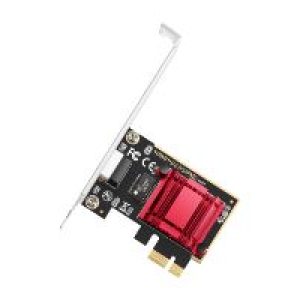 Adaptador de Red CUDY PCIe RJ45 Ethernet 2.5 GbE (PE25)