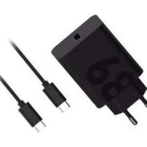 Cargador Motorola 68W 1xUSB-C 1m Negro (119MOTO68W)
