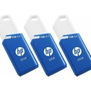 Pendrive HP x755w 32Gb USB-A 3.0 Pack 3 unidades Azul