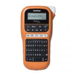 Rotuladora Térmica BROTHER Negra/Naranja (PT-E110VP)