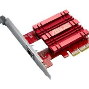 Adaptador ASUS PCIe 1xRJ45 Gris/Rojo (XG-C100C V2)