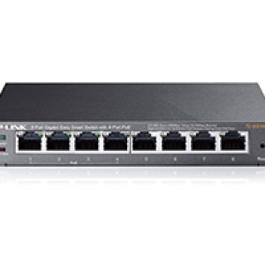 Switch TP-Link 8xRJ45 GbE PoE 55W Negro (TL-SG108PE)