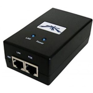 Inyector PoE Ubiquiti 24VDC 0.5A Negro (POE-24-12W)
