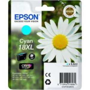 Tinta Epson 18XL T1812 Cian 6.6ml 450pág (C13T18124012)