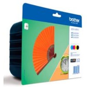 Tinta BROTHER XL Pack Negro/Tricolor (LC129XLVALBP)