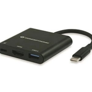 Adaptador CONCEPTRONIC USB-C a HDMI/USB-A/C (DONN01B)