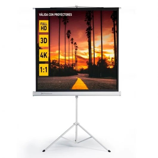 PANTALLA PROYECCION PHOENIX TRIPODE MANUAL 80 145X145 - Imagen 2