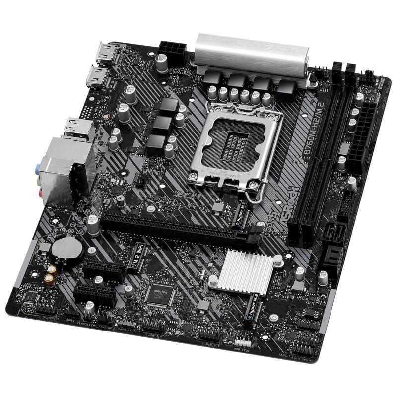 PLACA BASE ASROCK B760M-H 2XDDR5 MATX HDMI +DP - Imagen 3