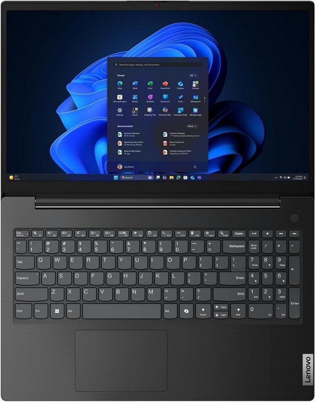 PORTATIL LENOVO V15 G6 ITN N100/8GB DDR5/SSD256GB/15.6 FHD/RJ45/USB-C/3Y/W11HOME - Imagen 2