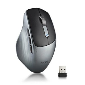 RATON NGS LUSH-RB ERGONOMICO WIRELESS RECARGABLE 1600 DPI BLACK