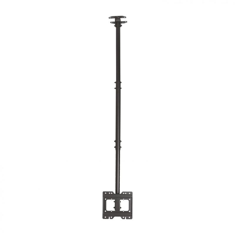 SOPORTE MONITOR AISENS TECHO 23-43 50KG INCLINABLE EXTENSIBLE BLACK - Imagen 2