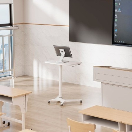 SOPORTE SOBREMESA AISENS MONITOR/POS 10 - 27 INCLINABLE WHITE - Imagen 3