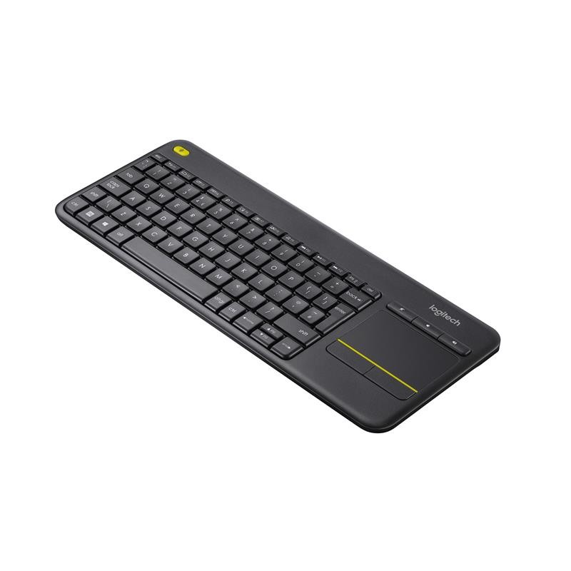 TECLADO LOGITECH K400 RF WIRELESS TOUCHPAD BLACK - Imagen 9