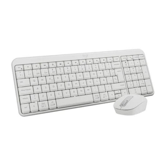 TECLADO + RATON LOGITECH MK250 WIRELESS WHITE - Imagen 2