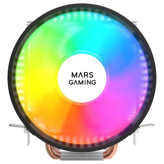 VENTILADOR DISIPADOR MARS GAMING MCPUARGB CPU 90MM ARGB INTEL/AMD BLACK - Imagen 2