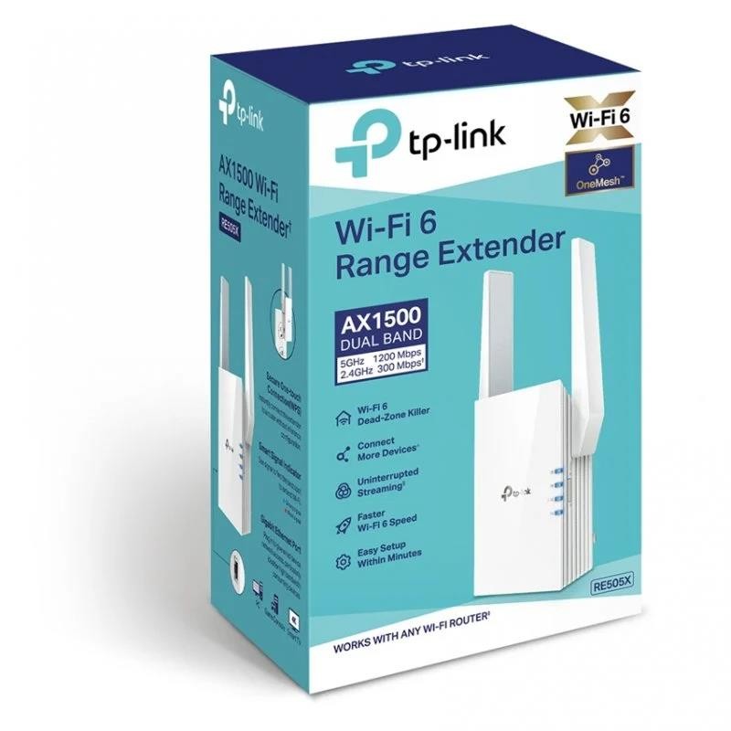 WIRELESS REPEATER TP-LINK RE505X DUAL BAND AX1500 WIFI 6 - Imagen 2