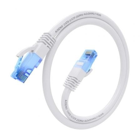 CABLE DE RED CAT.6 UTP 2M AISENS WHITE - Imagen 2