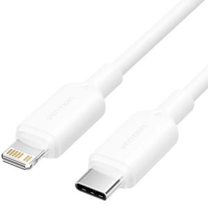 CABLE USB 2.0 VENTION USB-C – LIGHTNING 27W 480MBPS 2M WHITE