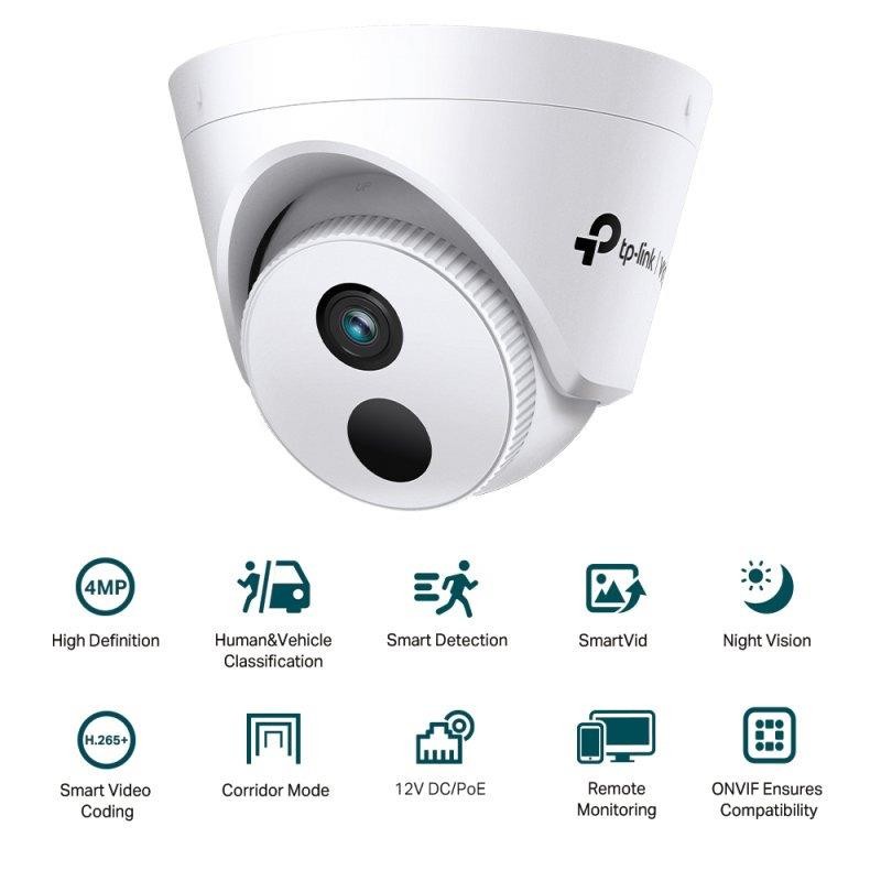 CAMARA IP TP-LINK VIGI DOME EXTERIOR/INTERIOR 4MP 2.8MM IR 30M IP67 POE/CC - Imagen 6