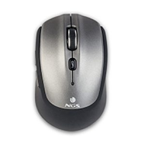 Ratón NGS Óptico Bluetooth 1600dpi Gris (FRIZZDUAL)