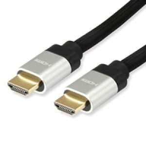 Cable EQUIP HDMI/M a HDMI/M 2m Negro/Gris (EQ119381)