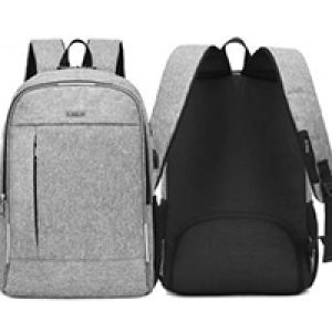 Mochila SUBBLIM Urban Lock 16″ USB Gris(SUB-BP-1UL0001)