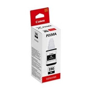 Botella de Tinta Canon GI-590 Negro 135ml (1603C001AA)