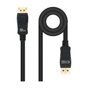 Nanocable DP/M a DP/M 1m Negro (10.15.2501)