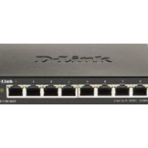 Switch D-Link 8xRJ45 GbE Negro (DGS-1100-08V2/E)