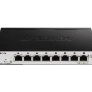 Switch D-Link 8xRJ45 GbE PoE+ Negro (DGS-1100-08PV2/E)