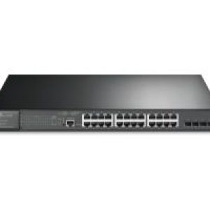 Switch TP-Link 24xRJ45 GbE 4SFP PoE+ Rack (TL-SG3428MP)