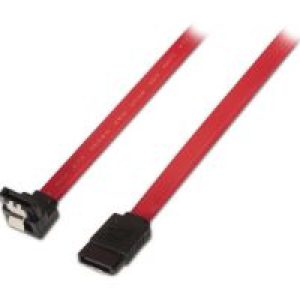 Cable AISENS SATA3 (7-pin) 0.5m Negro/Rojo (A130-0156)