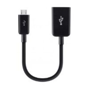 Adaptador BELKIN mUSB/M a USB-A/H Negro (F2CU014BTBLK)