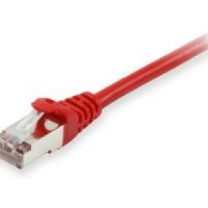 Cable EQUIP RJ45 Cat.6 S/FTP 0.25m Rojo (EQ605523)