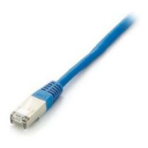 Cable EQUIP RJ45 Cat.6a S/FTP 0.5m Azul (EQ605637)