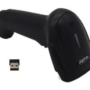 Lector Approx Código de Barras 1D RF BT Negro (APPLS19)