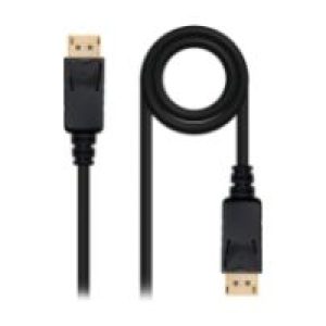 Nanocable DP/M a DP/M 1.5m Negro (10.15.2301-L150)