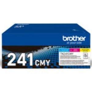 Toner BROTHER Pack Tricolor 1400 páginas (TN241CMY)