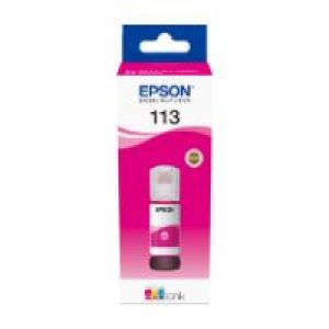 Botella de Tinta Epson 113 Magenta 70ml (C13T06B340)