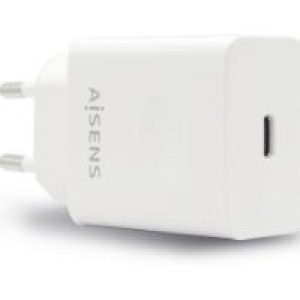 Cargador Pared AISENS 20W 1xUSB-C Blanco (ASCH-1PD20-W)