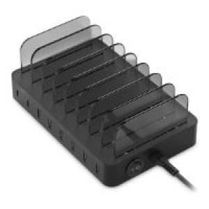 Estación de Carga CONCEPTRONIC 75W 8P Negra (OZUL02B)