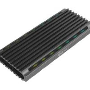 Caja AISENS SDD M.2 SATA/NVMe USB-C Gris(ASM2-RGB011GR)