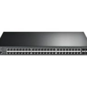 Switch TP-Link 48xRJ45 4xSFP PoE Rack Negro(TL-SG3452P)