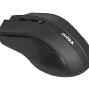 Ratón NILOX Óptico Wireless RF 1600dpi Negro (MOWI1001)