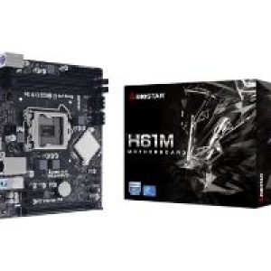 Biostar H61MHV3: (1155) 2DDR3 USB VGA HDMI RJ45 mATX