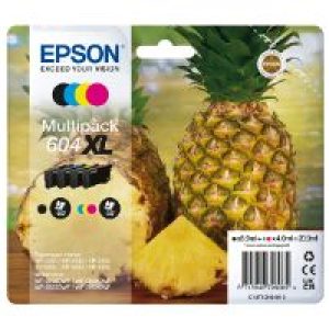 Tinta Epson 604XL Pack Negro/Tricolor (C13T10H64010)