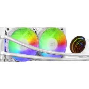 Ref. Líq. CPU Mars Gaming 400W FRGB Blanca (MLONE240W)